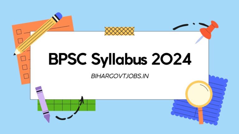 bpsc syllabus in hindi pdf 2024